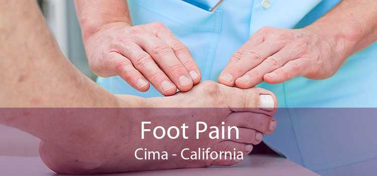 Foot Pain Cima - California